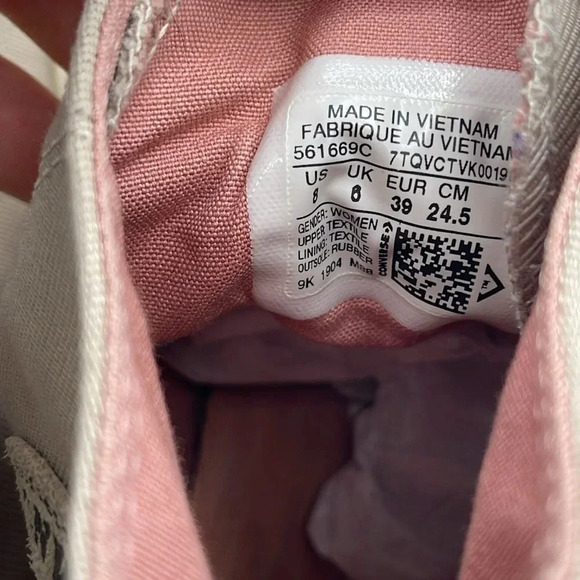 Converse Chuck Taylor All Star Lift Ripple High Tops, beige - Picture 10 of 11